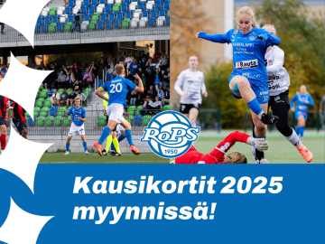 Kauden 2025 kausikortit verkkokaupassa tarjoushintaan marraskuun ajan!