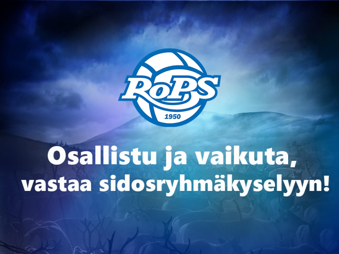 RoPS kerää eri sidosryhmiltä näkemyksiä seuran uutta strategiatyötä varten