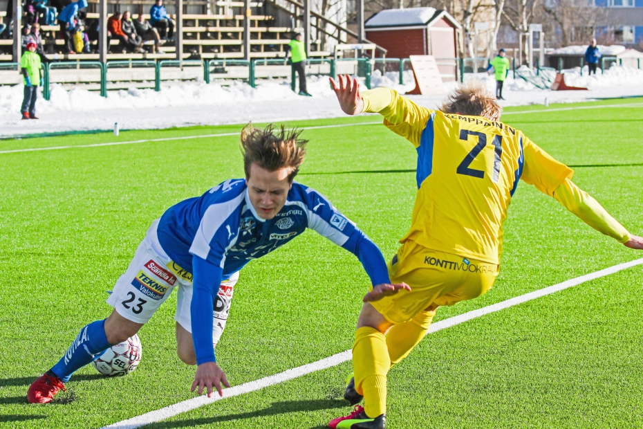 RoPS ja AC Oulu taistelivat tasapelin